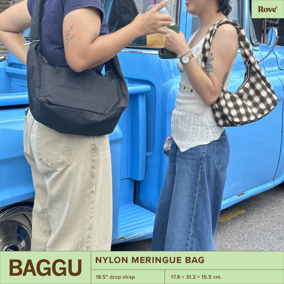 BAGGU Nylon Meringue Bag - Black