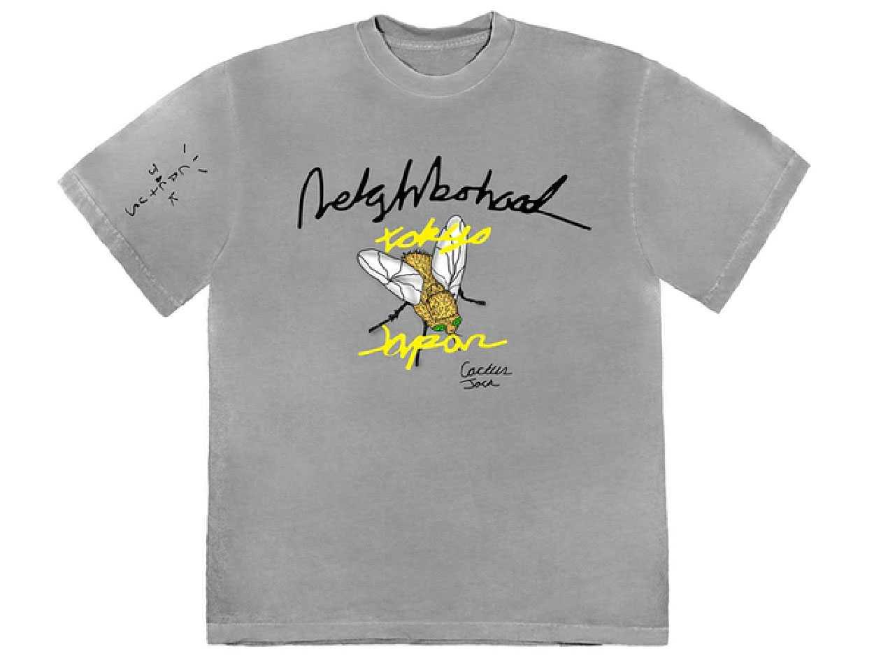 Travis Scott x Neighborhood Carousel Tee (GREY)