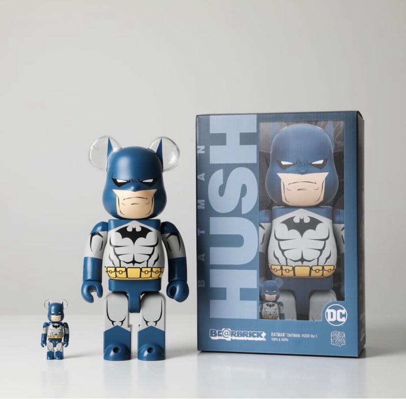 [พร้อมส่ง] Bearbrick Batman Hush VERSION 400% & 1000% Be@rbrick