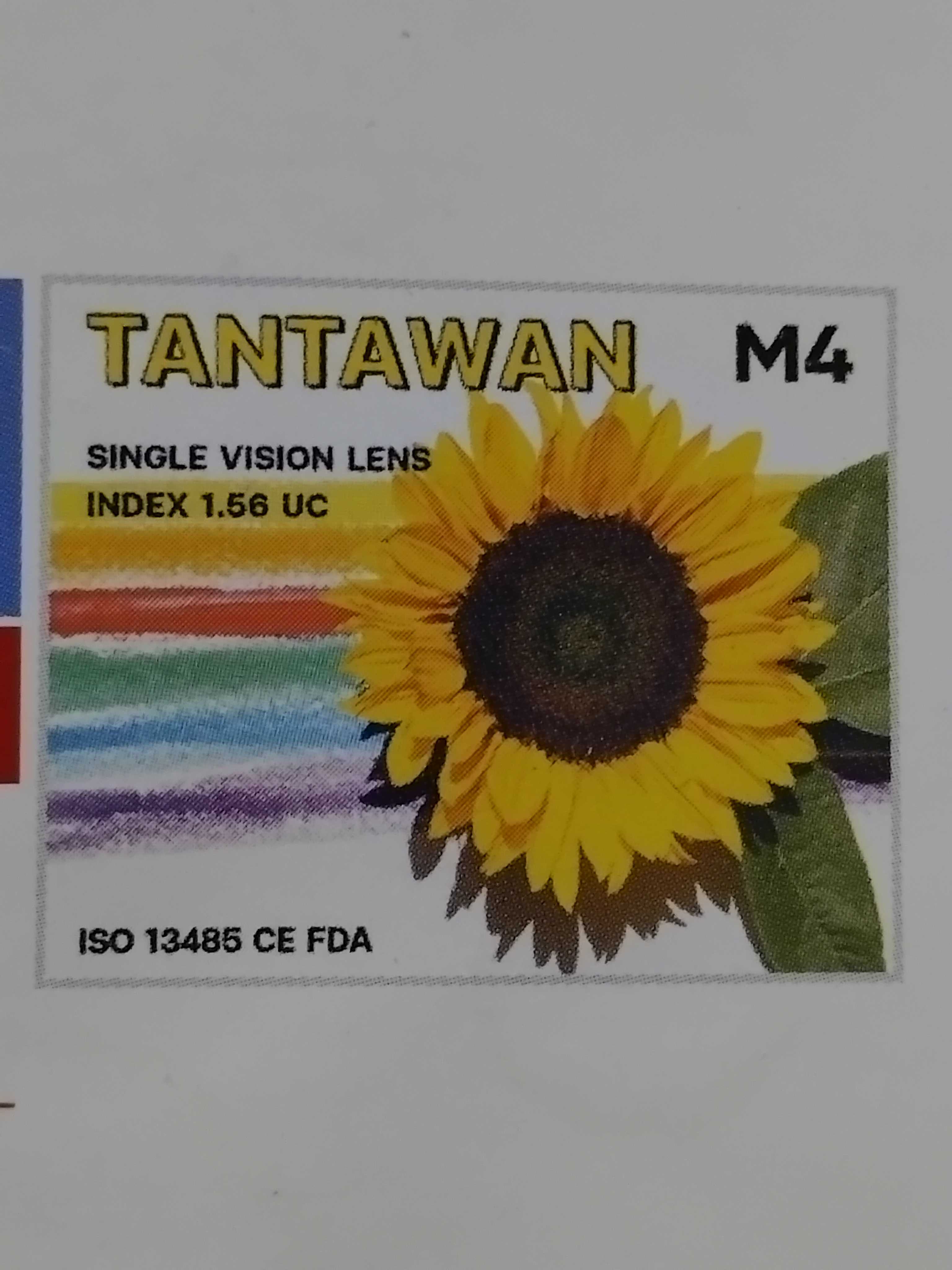 M4 เลนส์แว่น ไม่โค๊ตย้อมสีได้ ตัดแว่นสายตา