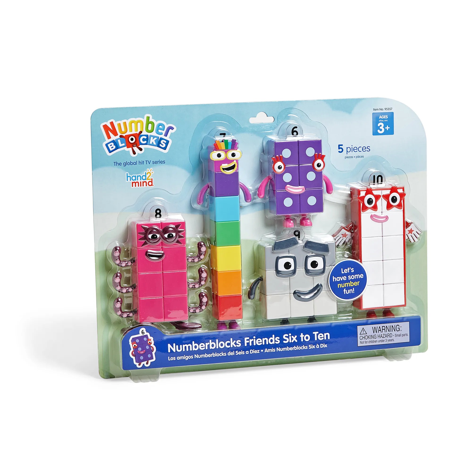 [อายุ 3+] นัมเบอร์บล็อก ฟิกเกอร์ 6-10 (Numberblocks : Figures 6-10) [Hand2Mind]
