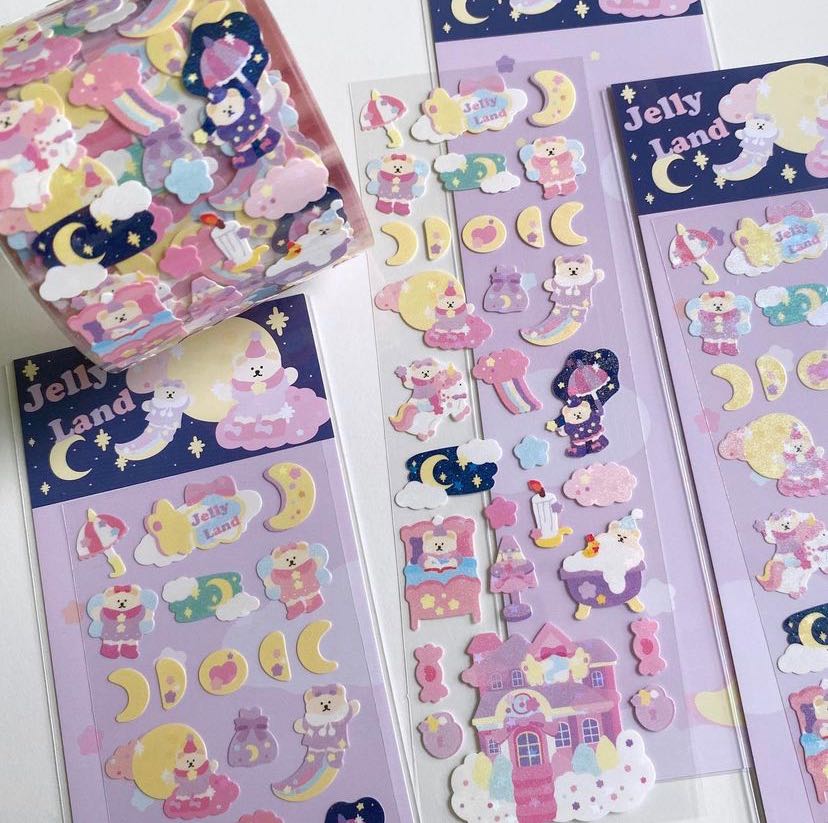 Jellyland sticker roll
