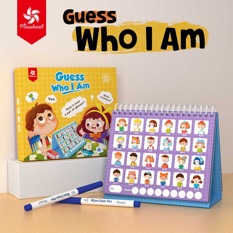 Pinwheel Guess Who I Am ทายสิฉันคือใคร บอร์ดเกมเสริมพัฒนาการ