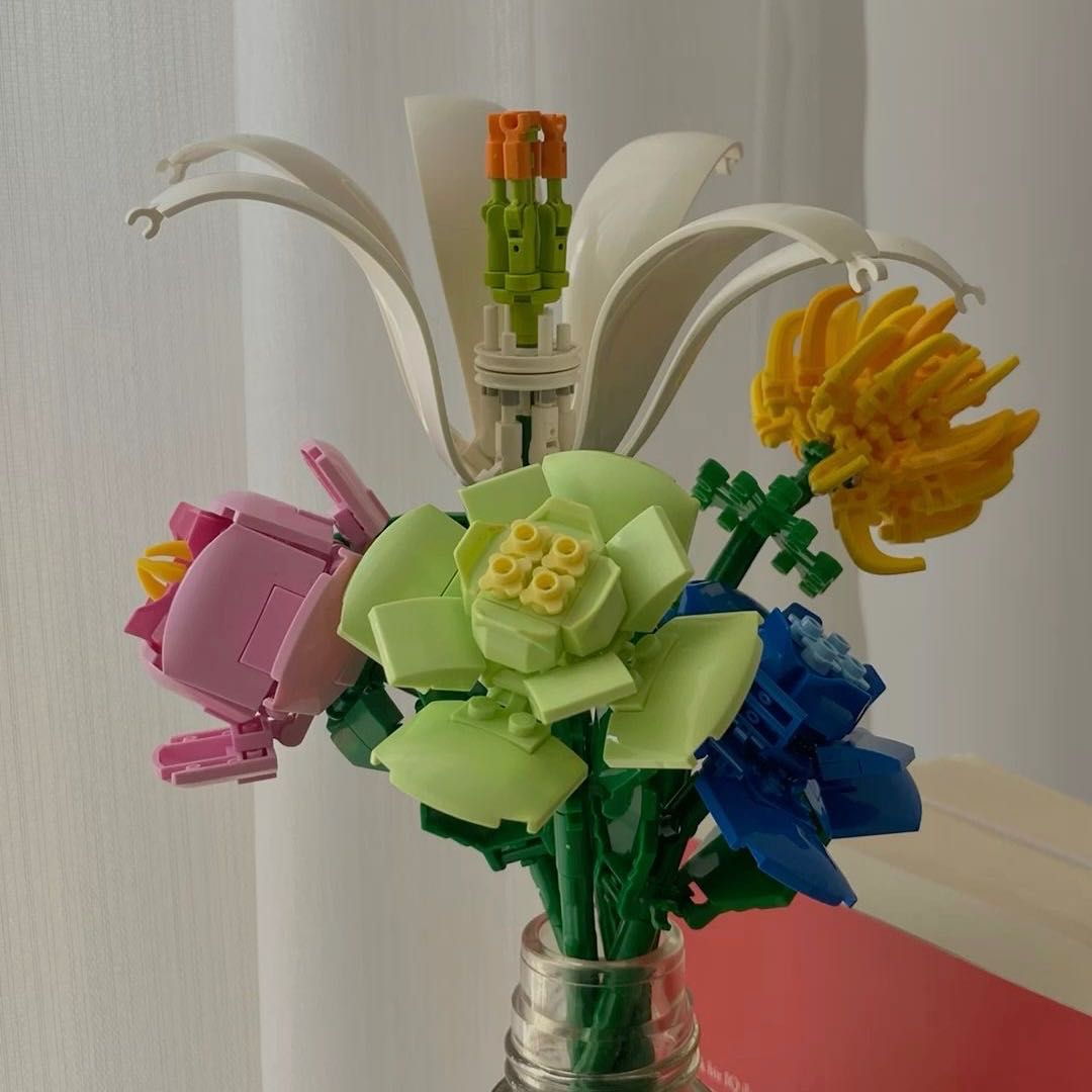 [Pre-order 10วัน] Flower Set เซตดอกไม้ 5 ดอก - Rainbow