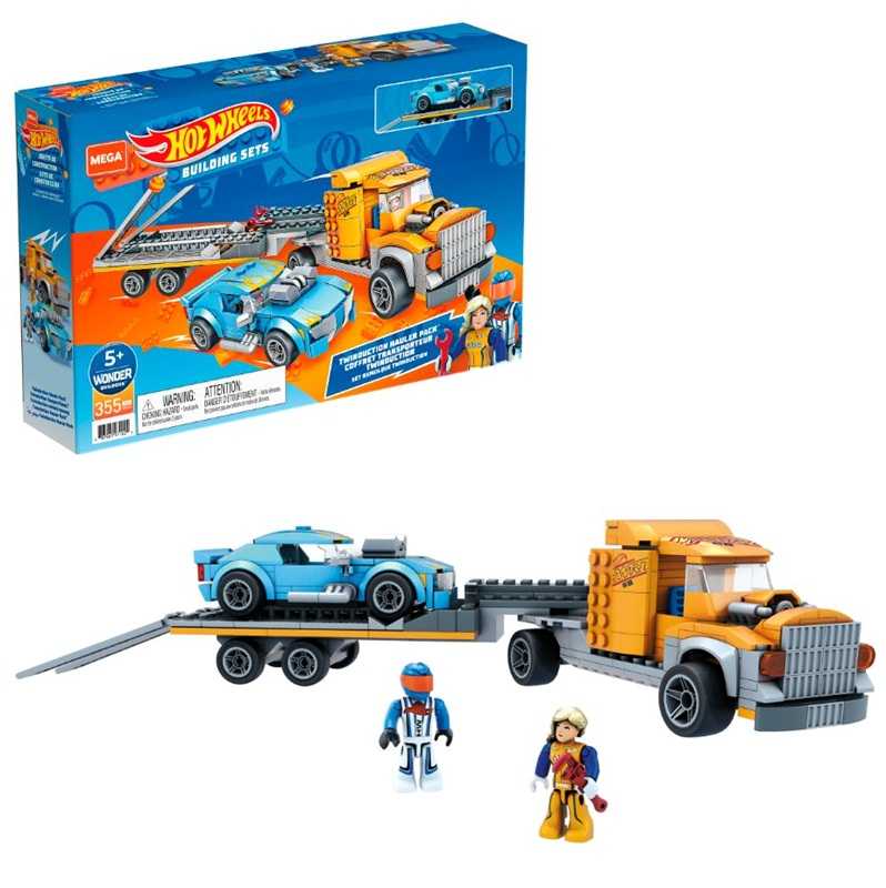 Mega Construx Hot Wheels Twinduction Hauler Pack (GYG66)