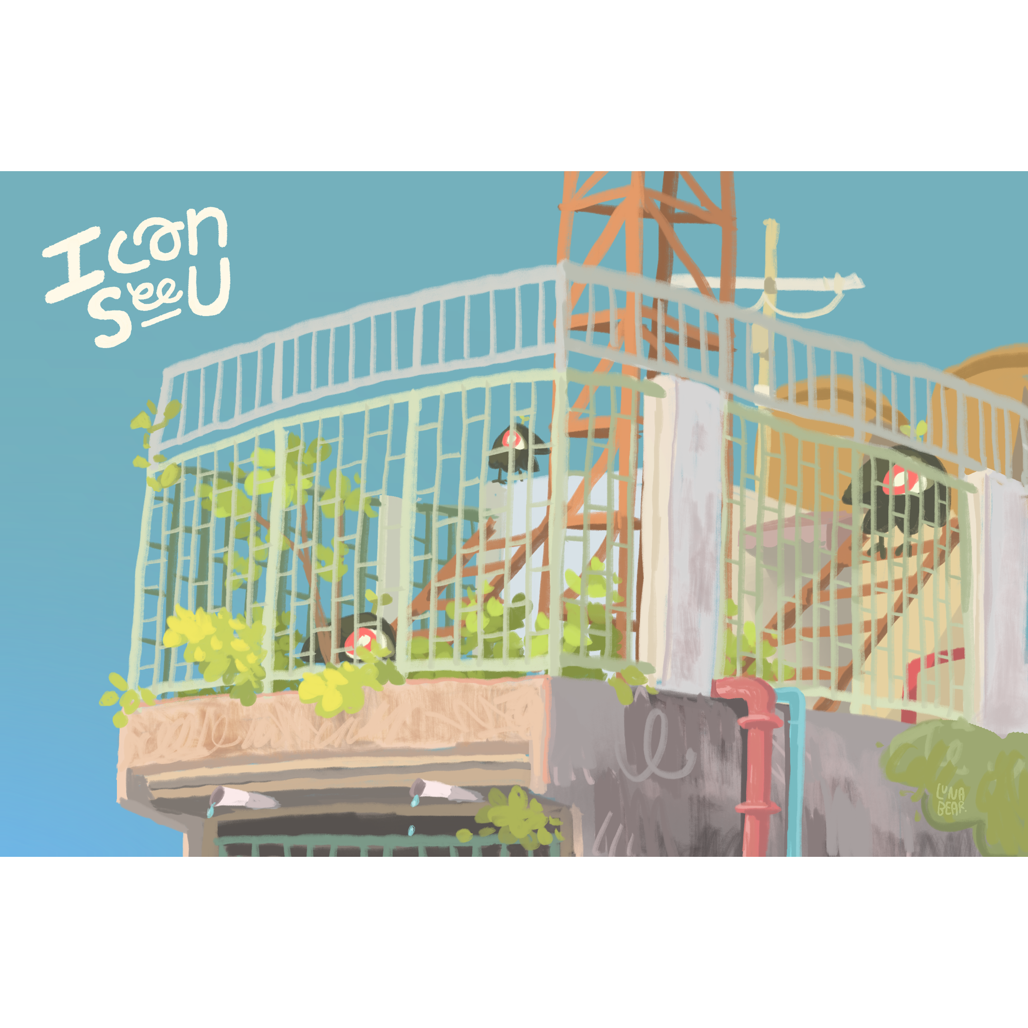 Postcard-I can see U