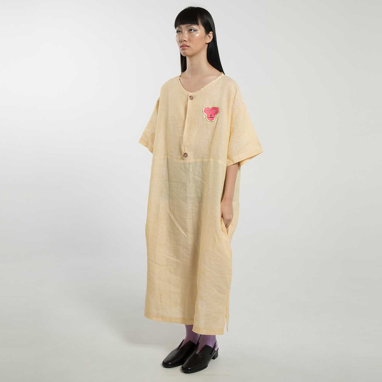 Yellow Dress : Gibbon (Pink)