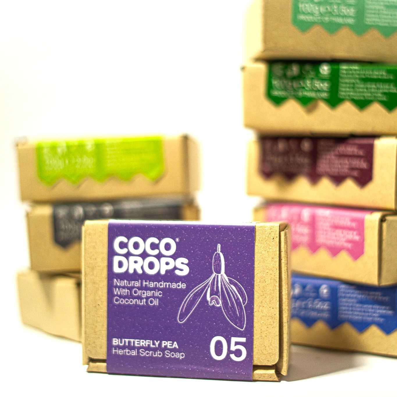 Butterfly Pea Scrub Soap