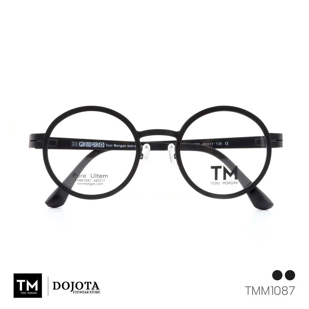 กรอบแว่นตากลม TM รุ่น TMM1087 สีดำ  Made in Korea