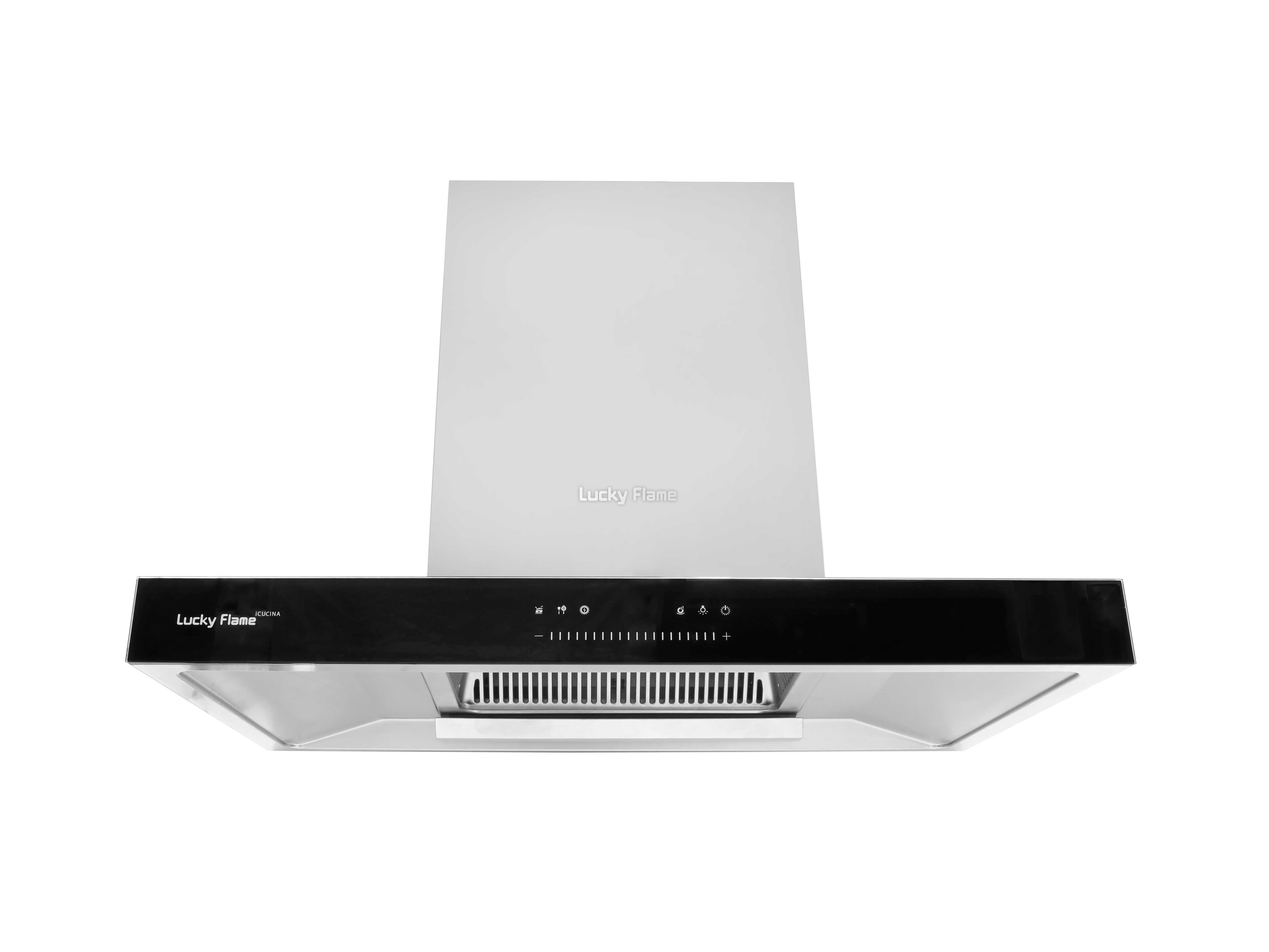 Lucky Flame เครื่องดูดควันรุ่น RG-911T(N) แรงดูด 1600 ลบ.ม/ชม ควบคุมการทำงานด้วยระบบสัมผัส