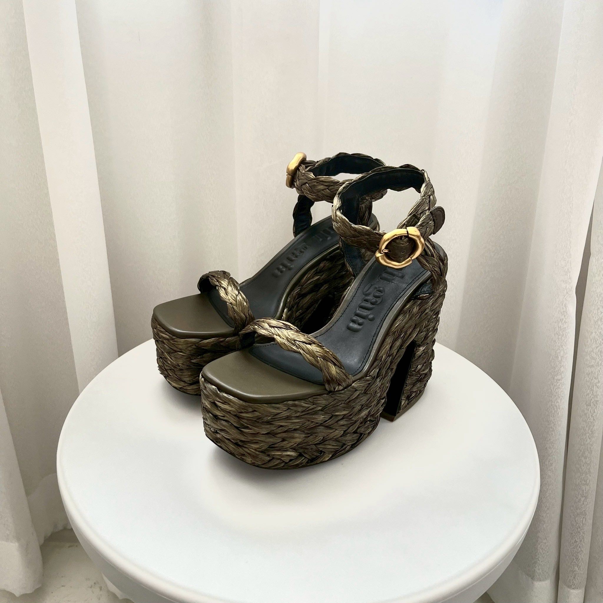 Cult Gaia DAELAN PLATFORM SANDAL - NYMPH