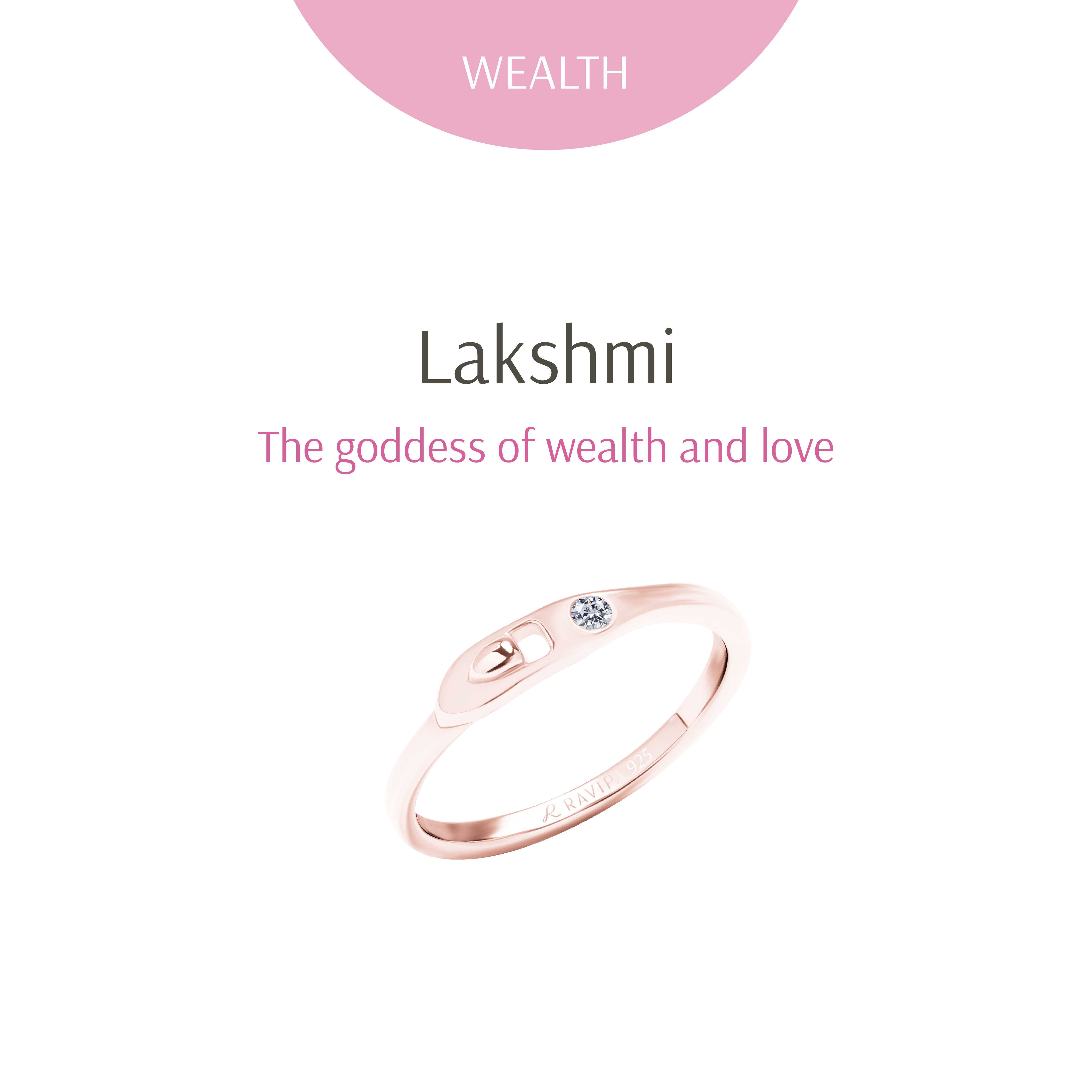 RAVIPA | Lakshmi Lotus Petal Rose Gold Ring - แหวน