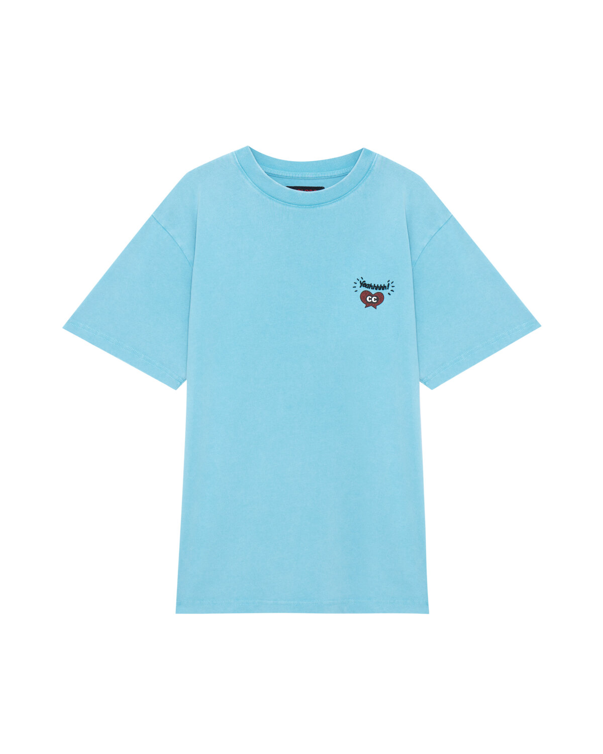 TRY HARD CLUB OVERSIZED TEE - BLUE
