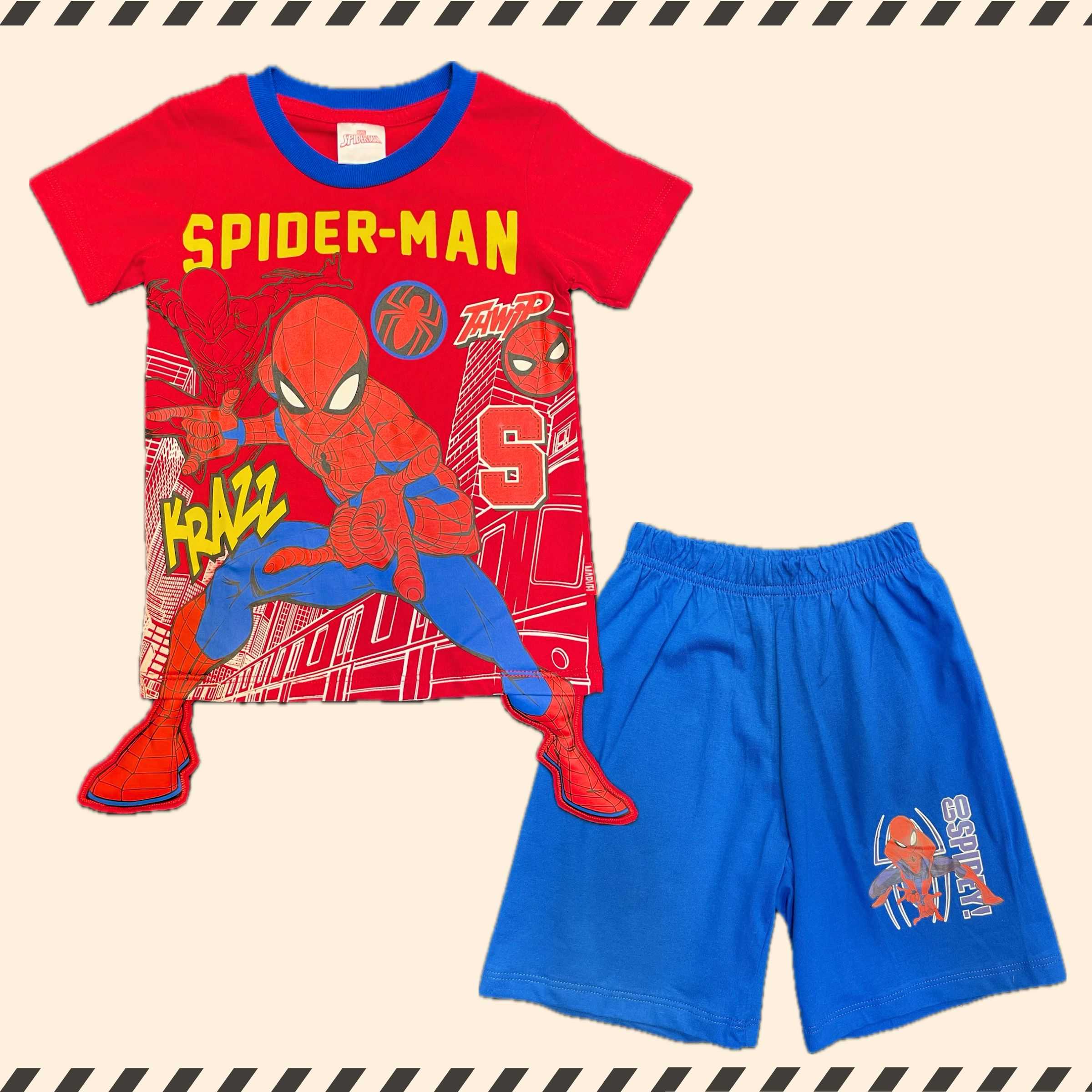 Spiderman Set Red/Blue Size 2