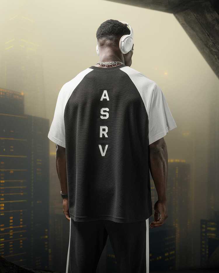 เสื้อแขนสั้น ASRV #17 / ผ้าคอตตอนผสมโพลีฯ ใส่ออกกำลังกาย ผ้านิ่มใส่สบาย ระบายอากาศได้ดี