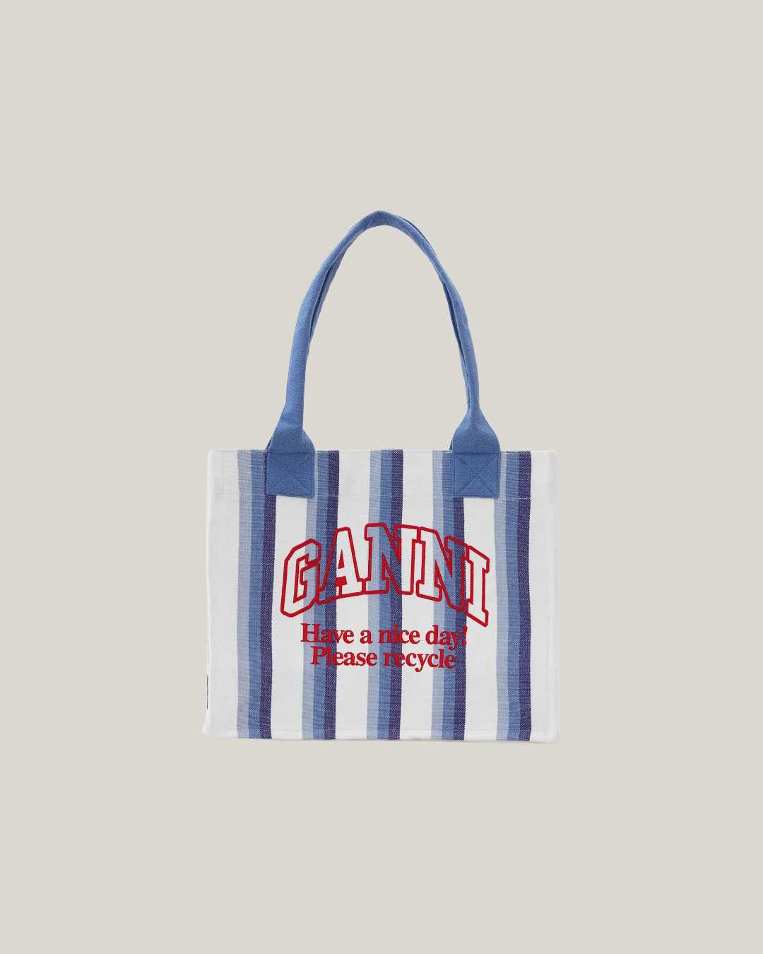 GANNI | Canvas Logo Tote