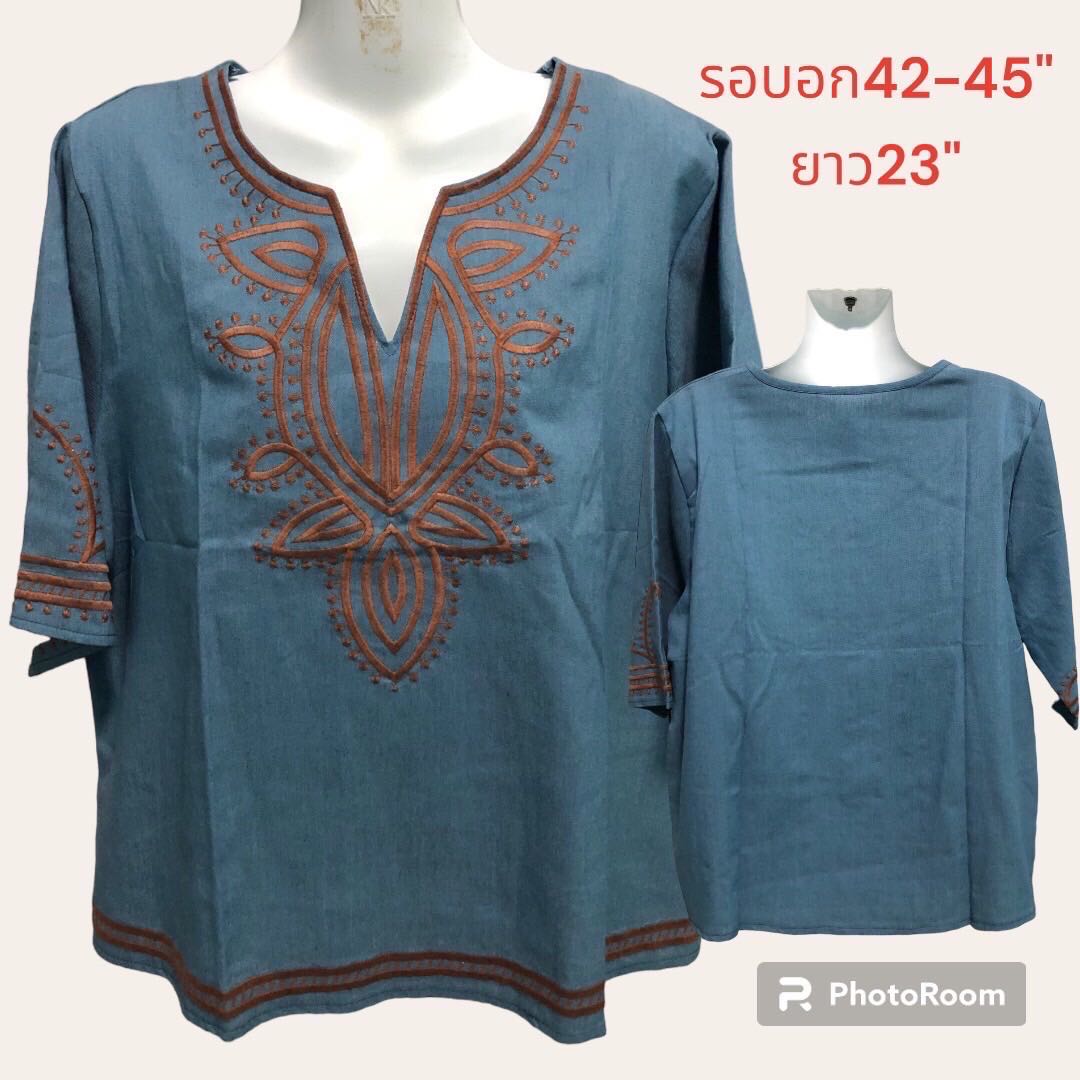 เสื้อแฟชั่นงานปักสียีนส์มือ1 จัดโปรลดแบบฉ่ำๆห้ามพลาดนะคะ