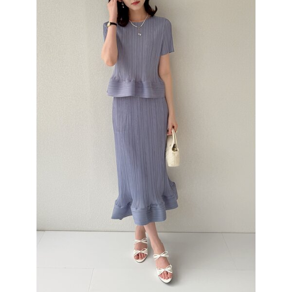 2MUAY รุ่น GJO11172P / GJO11173P เซ็ตอัดพลีท RIPPLE PLEATED SET 10 สี FREE SIZE