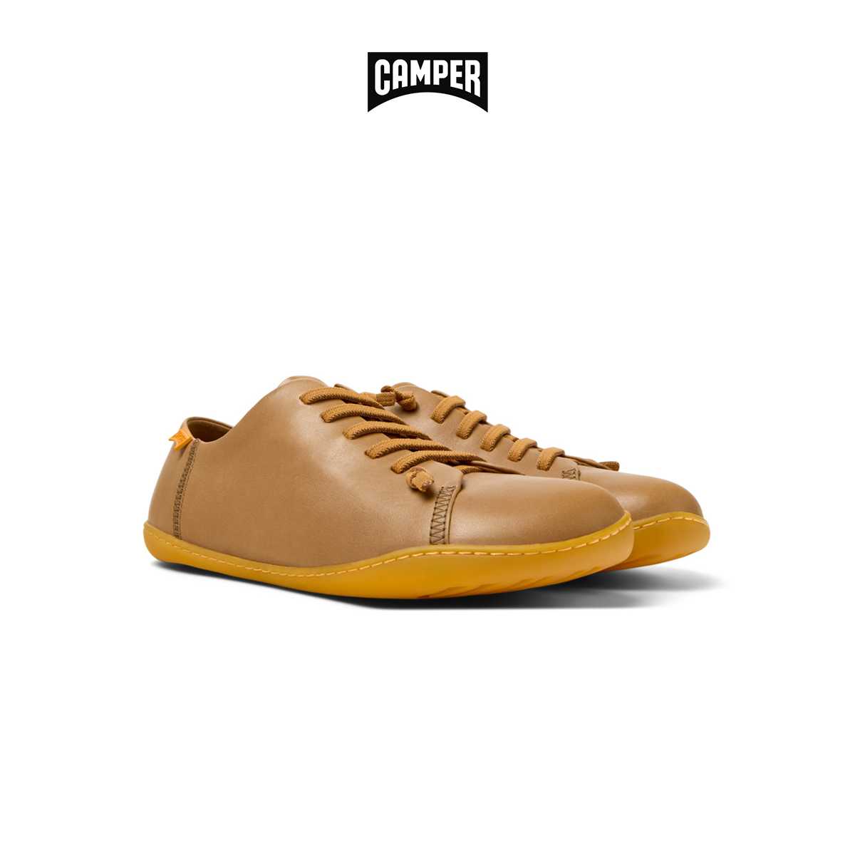 CAMPER รองเท้าผ้าใบ ผู้ชาย รุ่น Peu Cami สีน้ำตาล ( SNK -  K100249-054 )