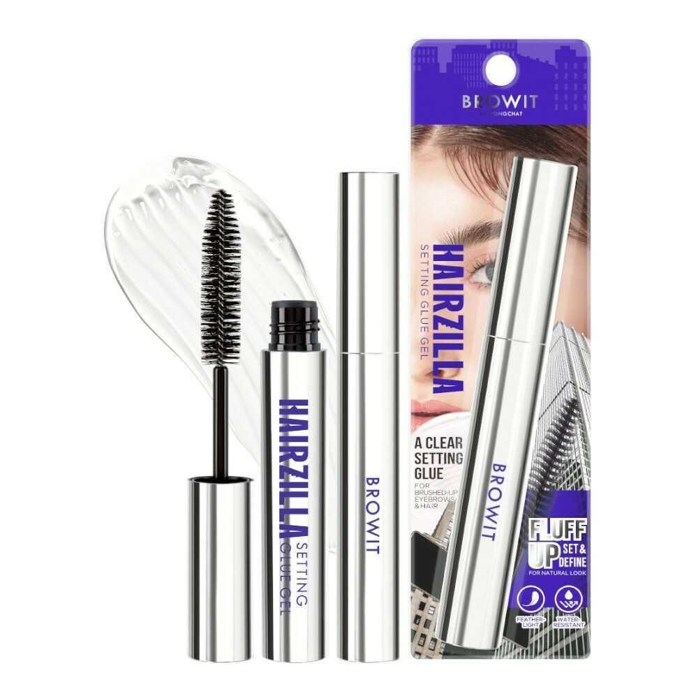แฮร์ ซิลล่า เซ็ตติ้ง กลู เจล ผมเป๊ะคิ้วตั้ง ► Official Account Browit Hairzilla Setting Glue Gel
