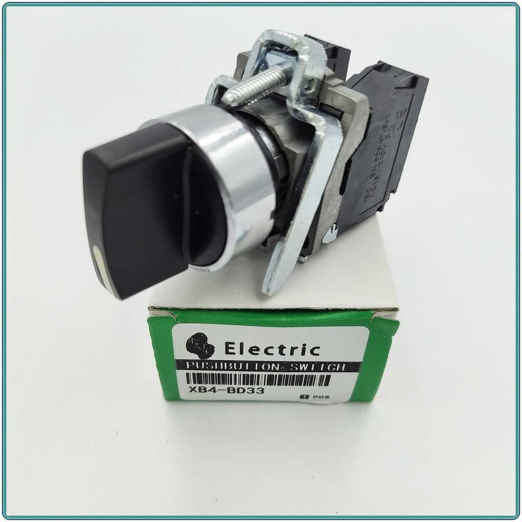 MODEL: XB4-ED SELECTOR SWITCH 22MM. สวิตซ์ลูกศร 22มิล, 2จังหวะ 1NO/ 3จังหวะ 2NO AC15: 240V 3A