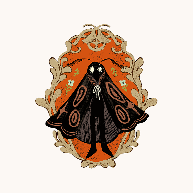 STICKER - the moth