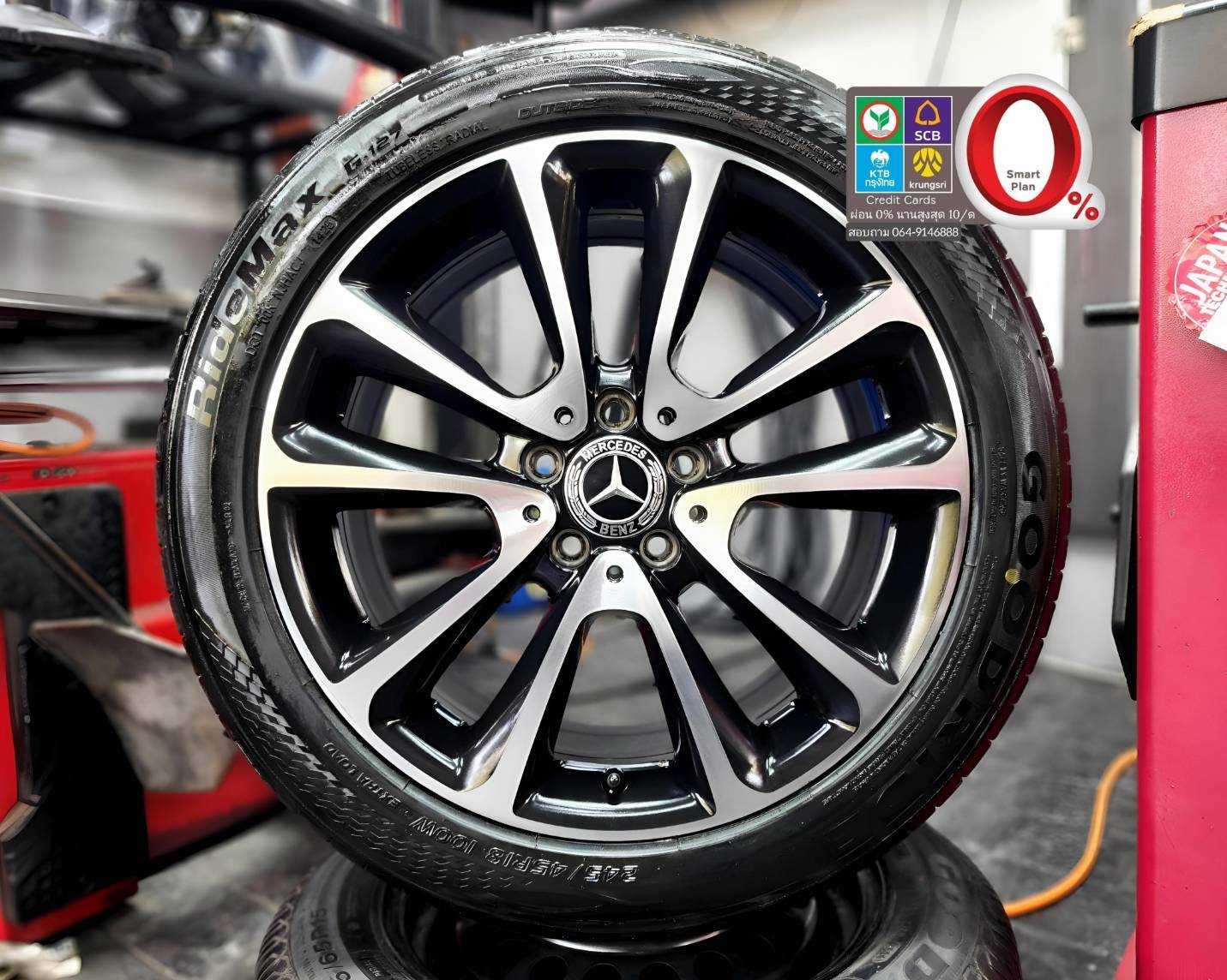 ปี25 ล้อ Mercedes Benz แท้ E Class w213 ขอบ 18 หน้า 8J ET43.     2509369  91183568  91184568