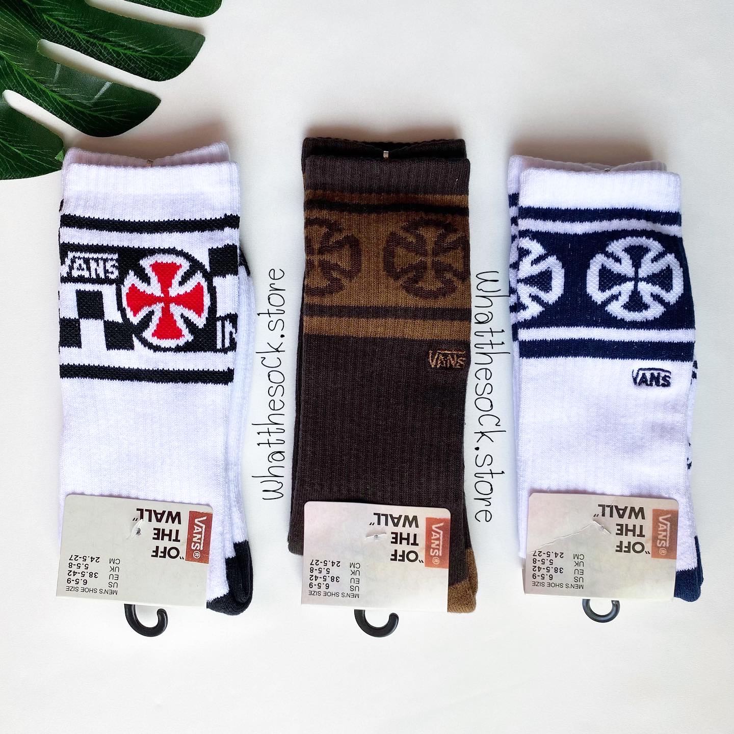 Vans sock ถุงเท้าสตรีท ถุงเท้าข้อยาว พร้อมส่ง‼️