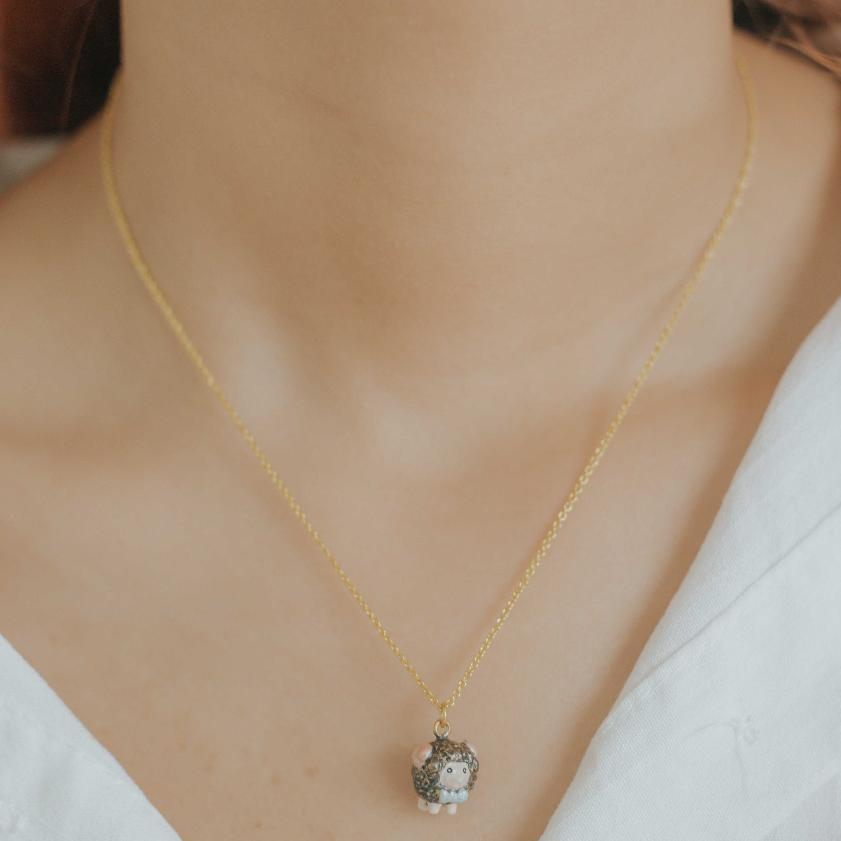 Tales of the tiny word Necklace/สร้อยคอจี้รูปแกะ