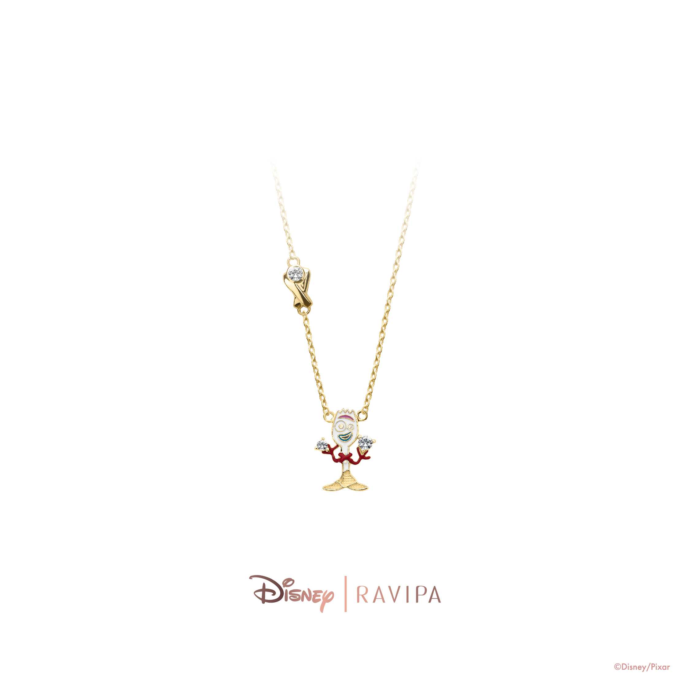 Gold Forky Necklace