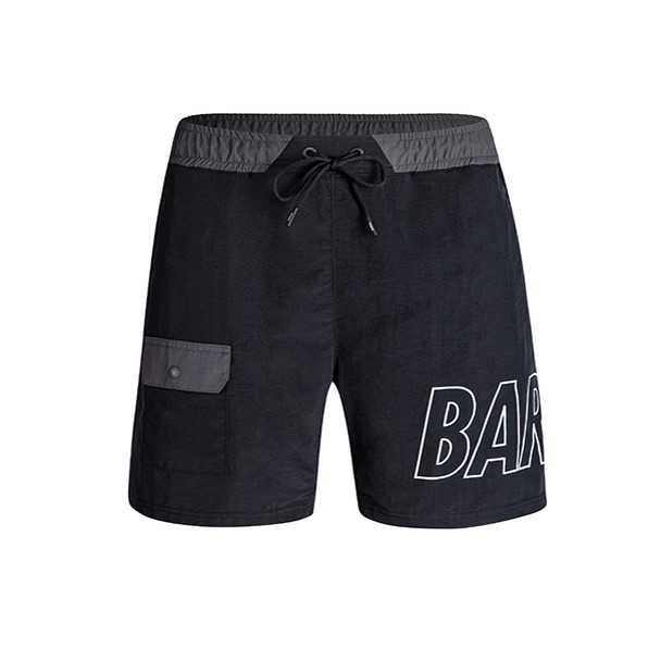 BARREL MEN BIG LOGO 6 BOARDSHORTS - BLACK