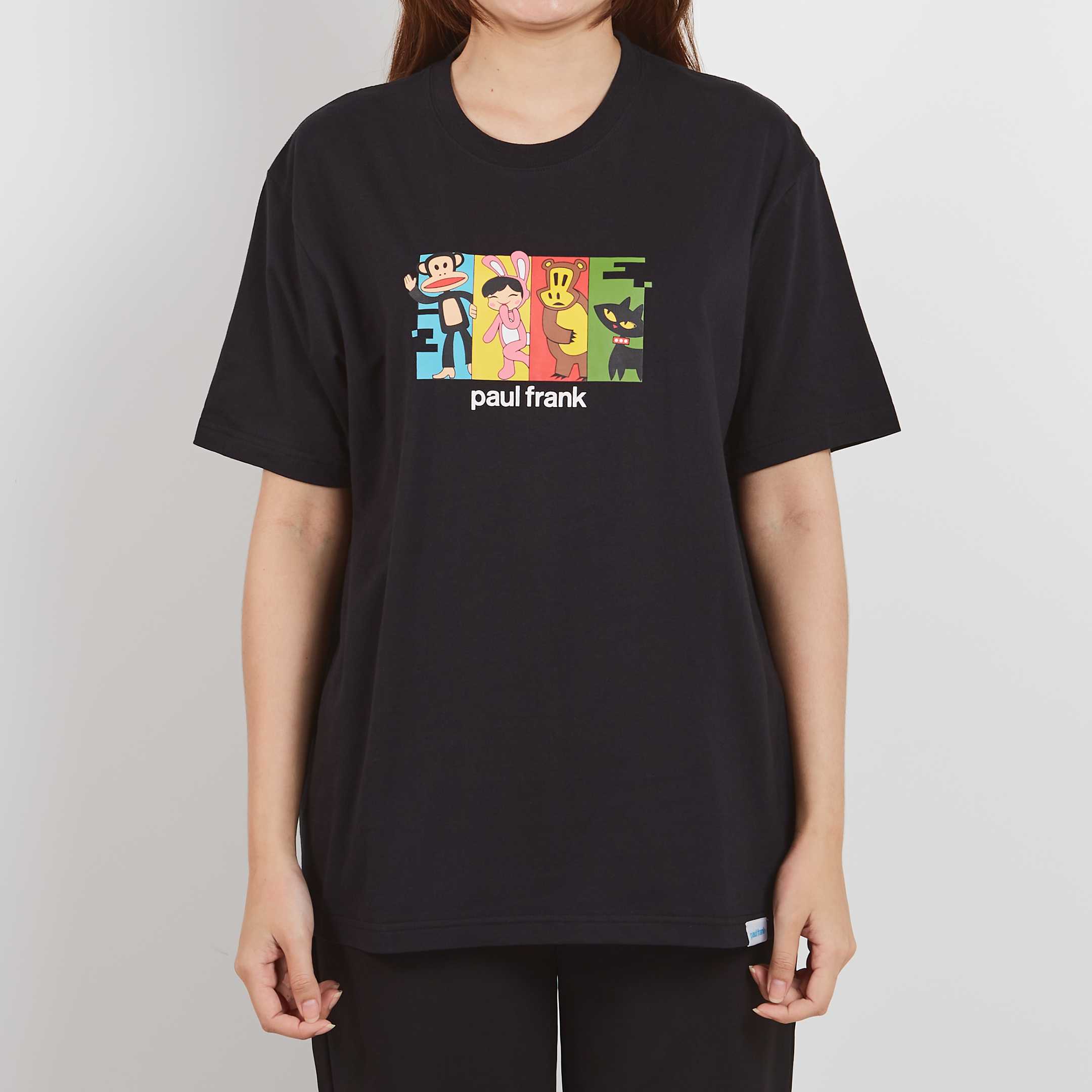 PAUL FRANK เสื้อยืด JULIUS & FRIENDS DIGITAL ESCAPISM