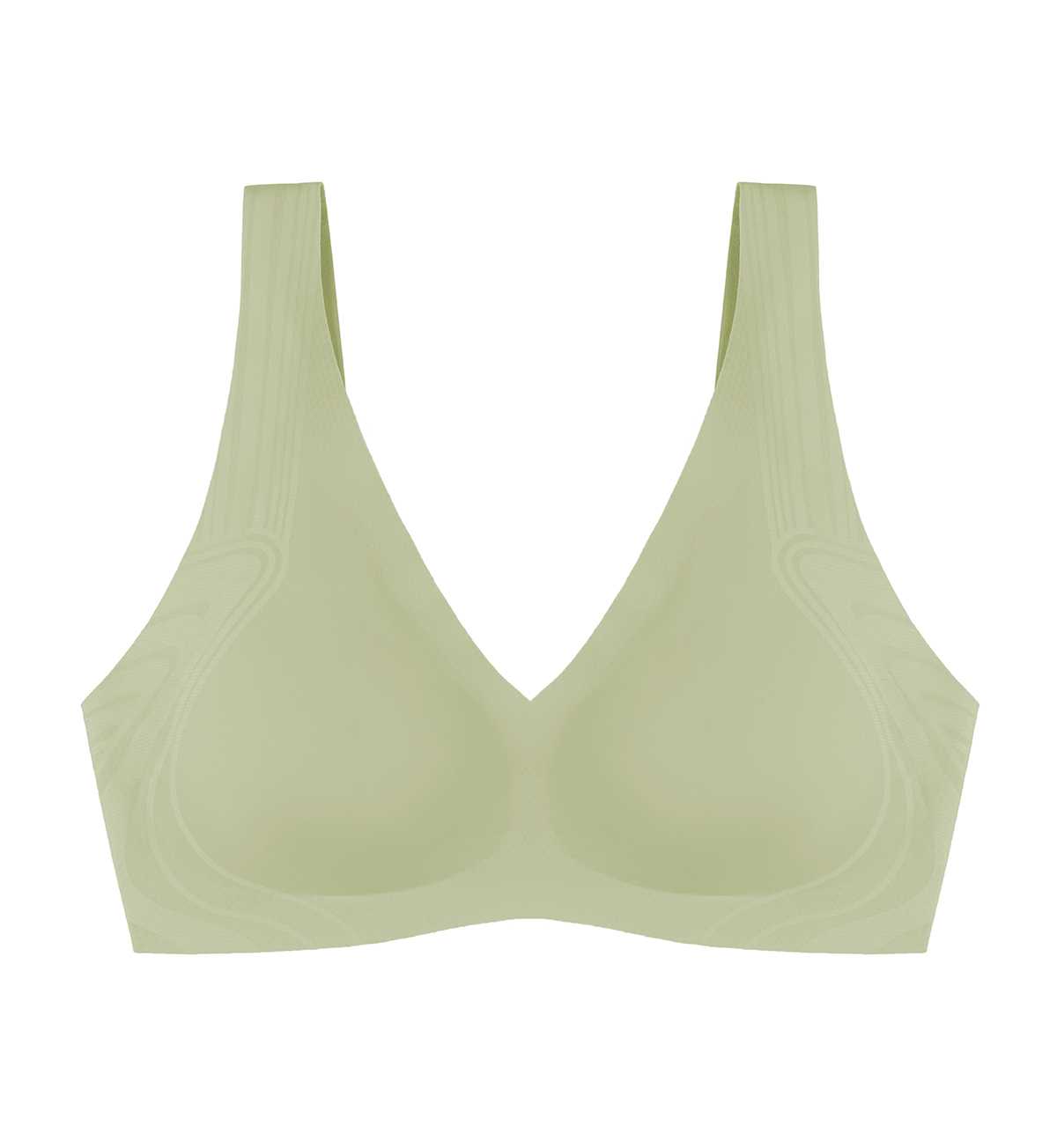 sloggi 10208775 sloggi ZERO Feel N Top 2.0 AX 7733 เสื้อชั้นในไม่มีโครง สีเขียว