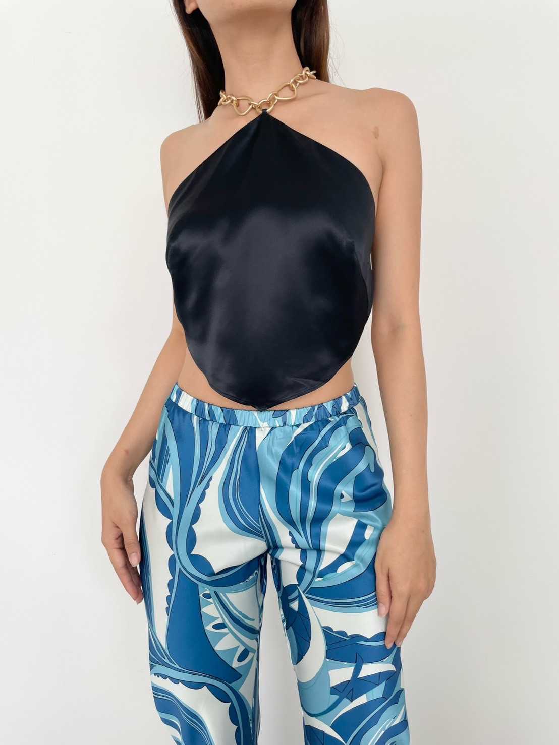 SALE Cult Gaia OLIVINE TOP - BLACK