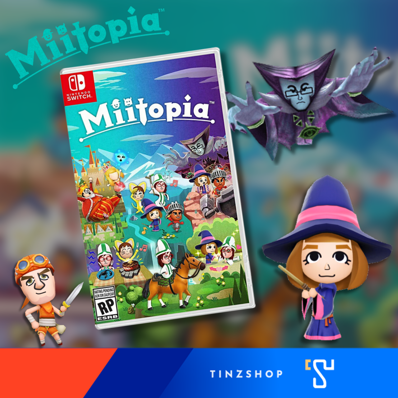 Nintendo Switch Game Miitopia Zone EU / English