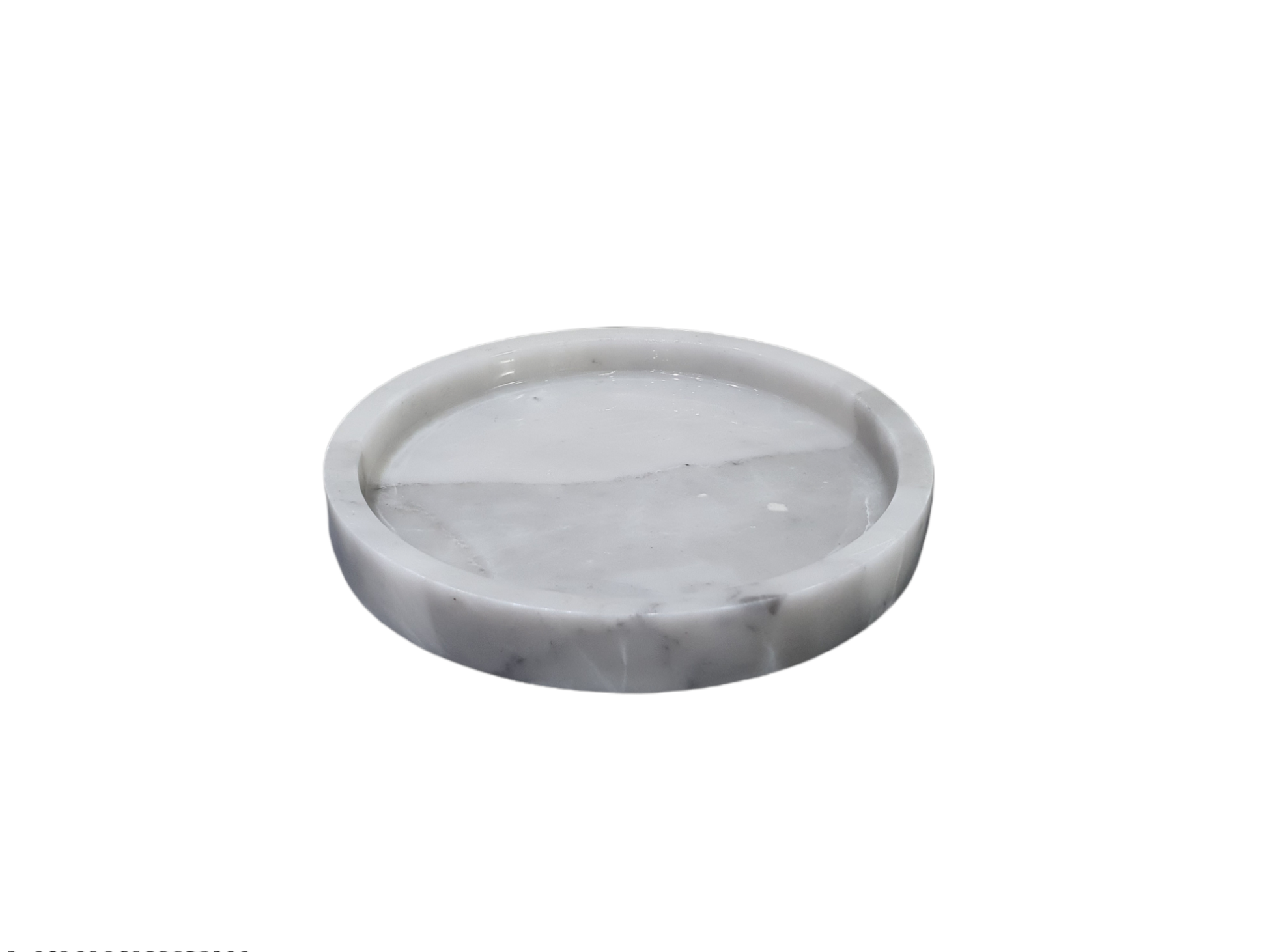 Tray, Marble, White, 18 CM.
