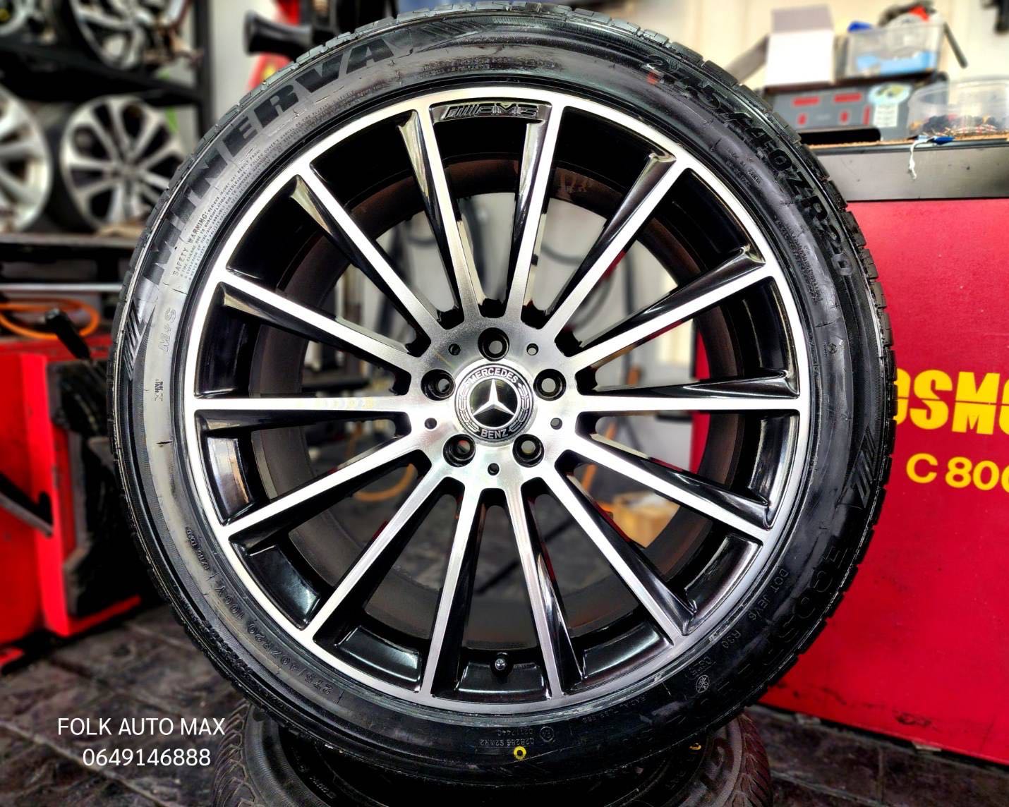 ล้อ Mercedes Benz แท้ GLC ขอบ 20 สภาพสวยไม่มีรอย พร้อมยาง หน้าปี22 หลังปี25 1584368 9913268 91119468