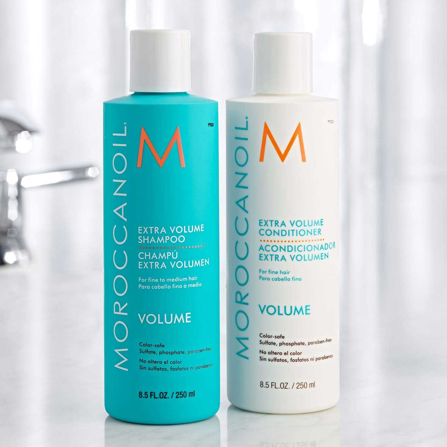 Moroccanoil Extra Volume Shampoo/Conditioner 250 ml แชมพู/ครีมนวดผม สำหรับผมเส้นเล็ก