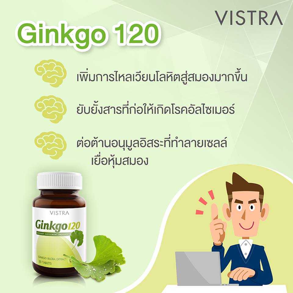 GINKGO 120 MG 30 T  (VISTRA)