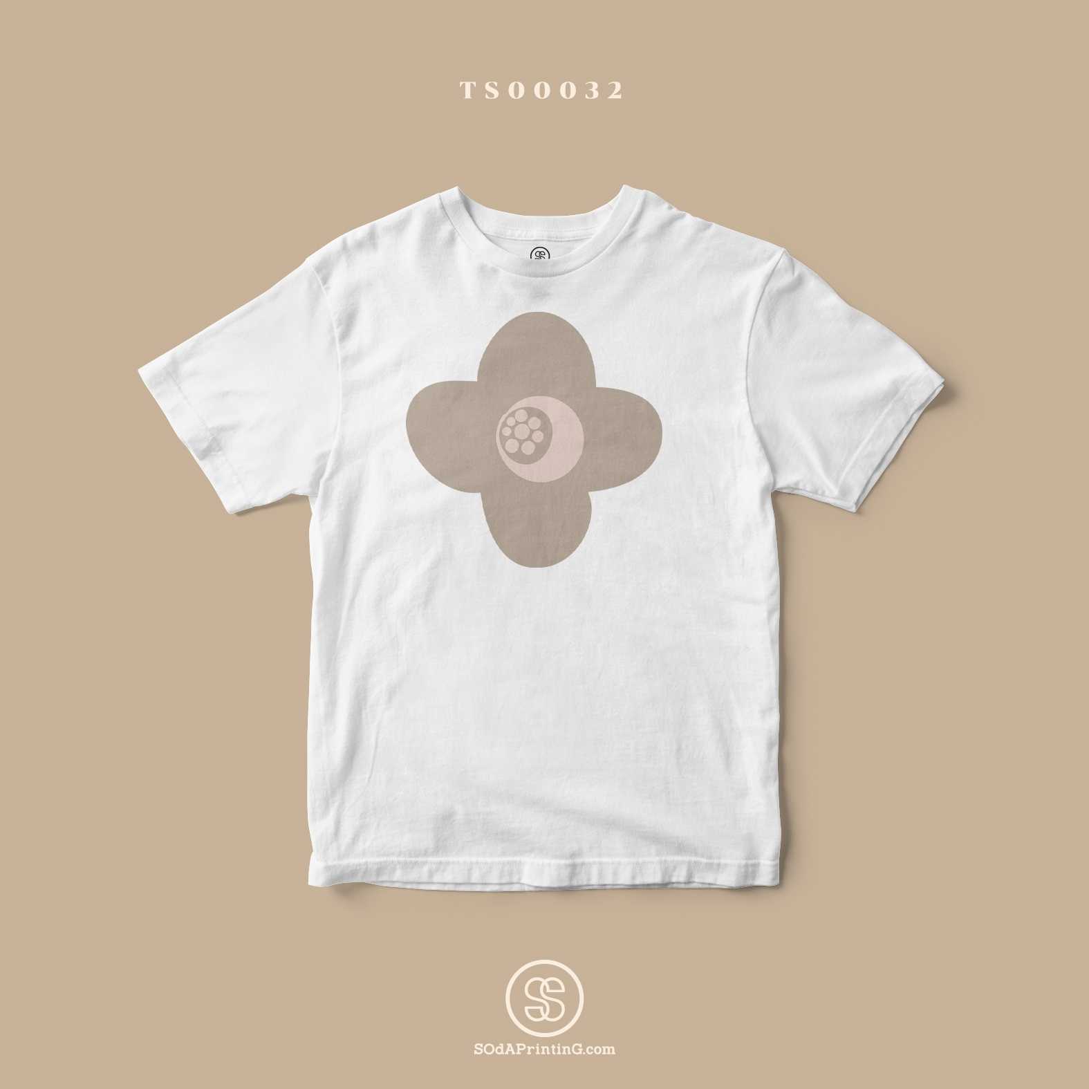 เสื้อ Verbena Brown สีขาว #SOdAtee TSA00032
