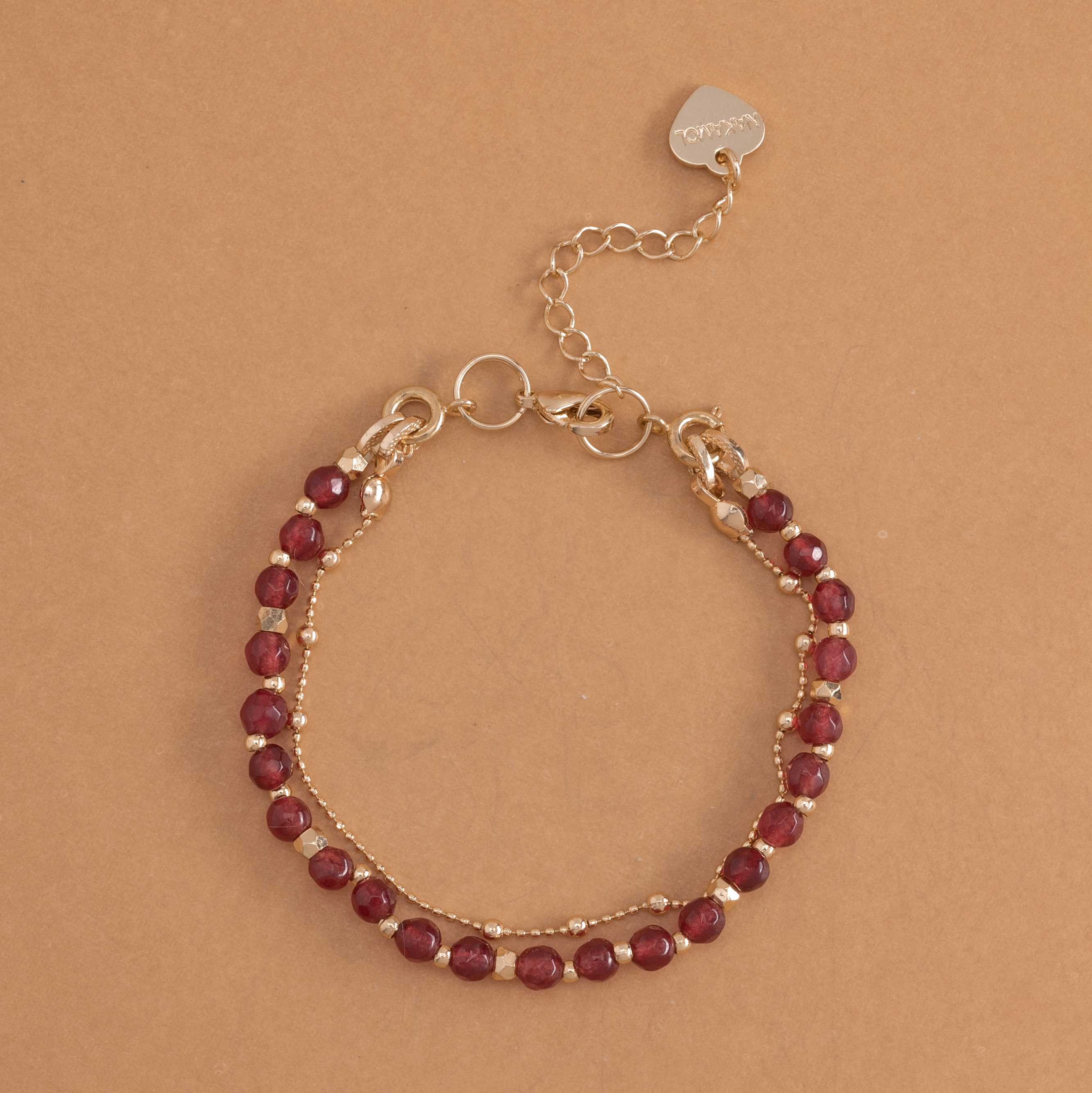 RUBY-LUCKY CHARM Bracelet 