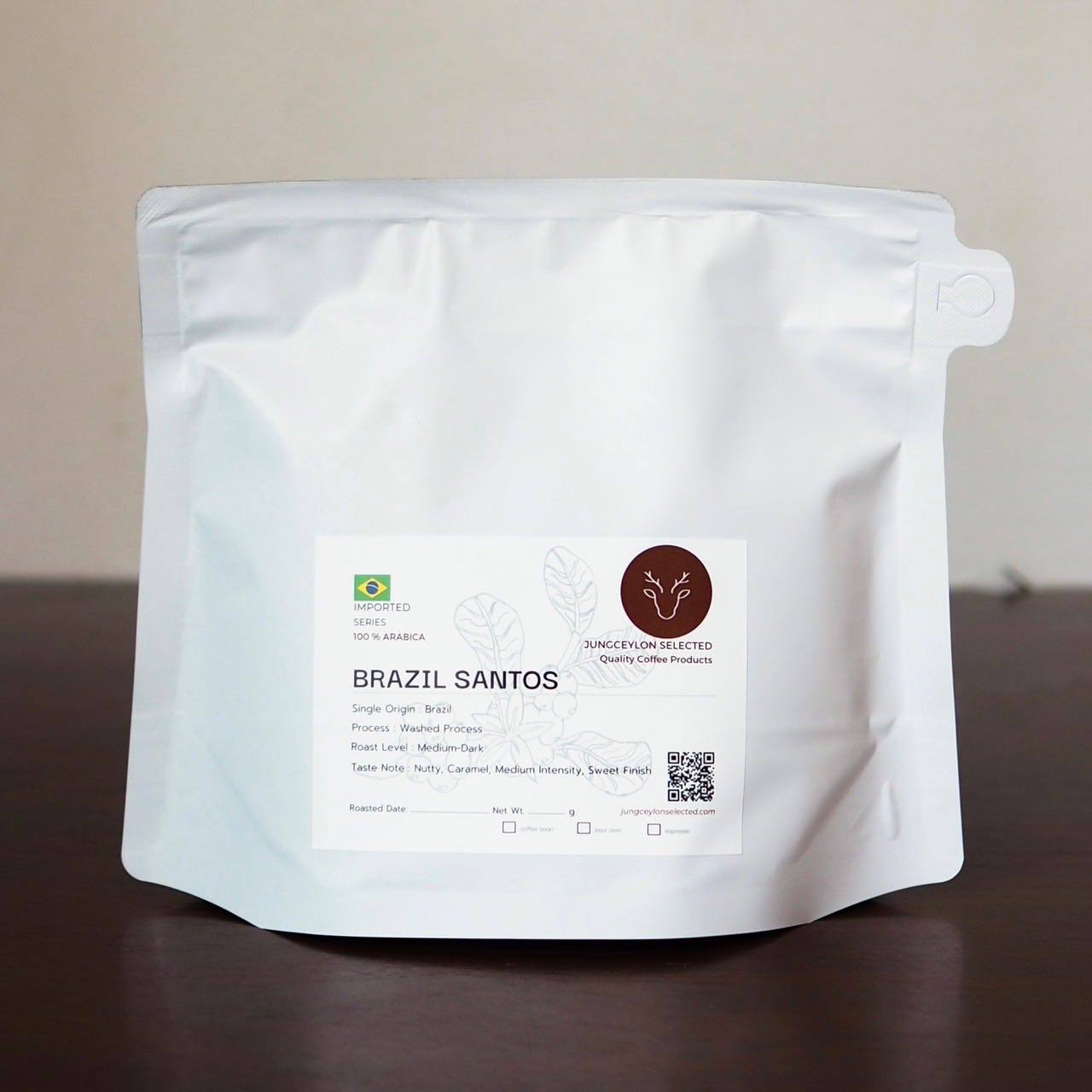 BRAZIL SANTOS-100% Arabica Medium Dark Roasted