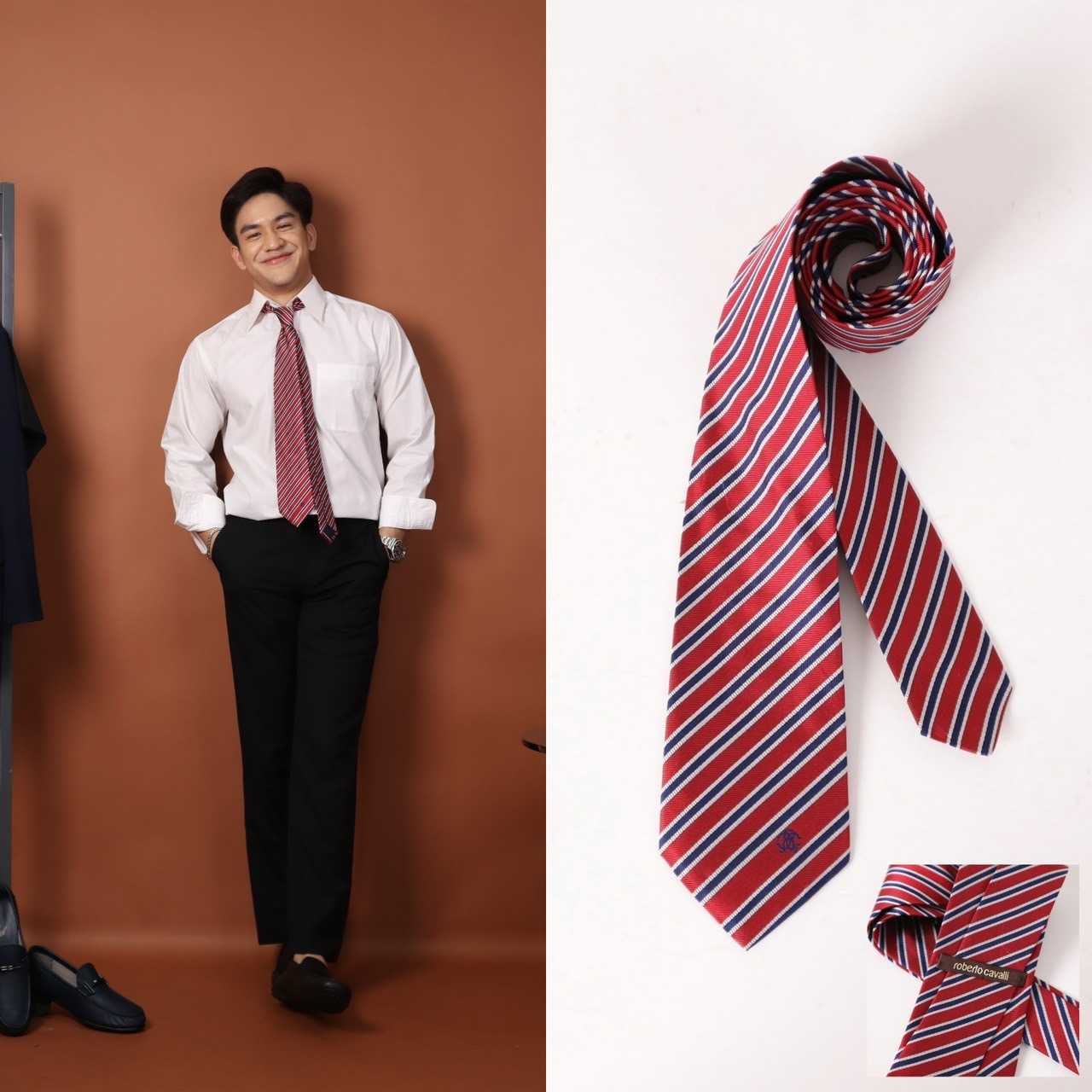 ROBERTO CAVALLI NECKTIE 8 CM