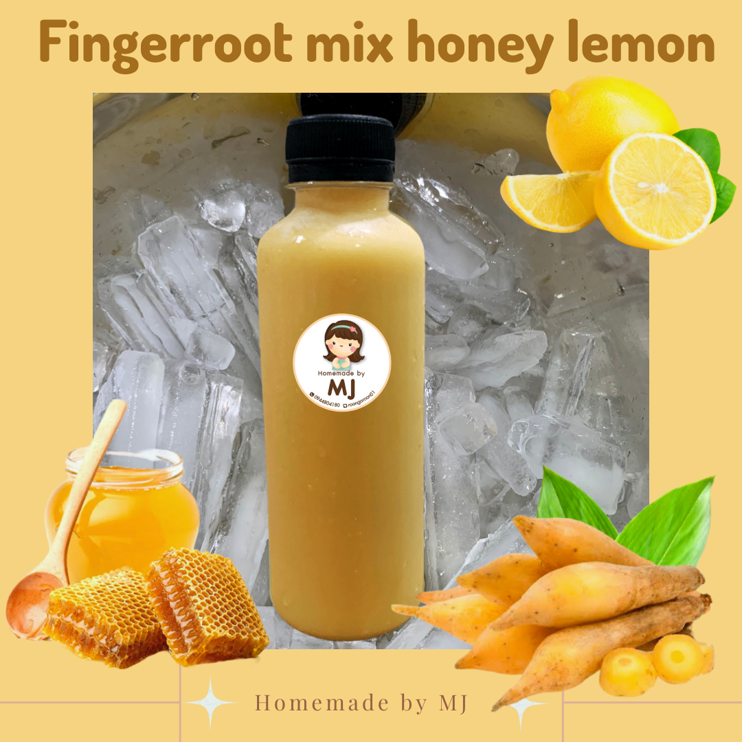 Fingerroot mix honey lemon (น้ำกระชายสกัดเย็น) 250 ml.