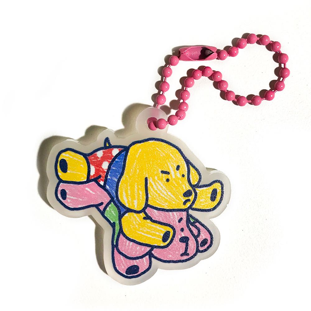 keyring1 - bad mood two dogs