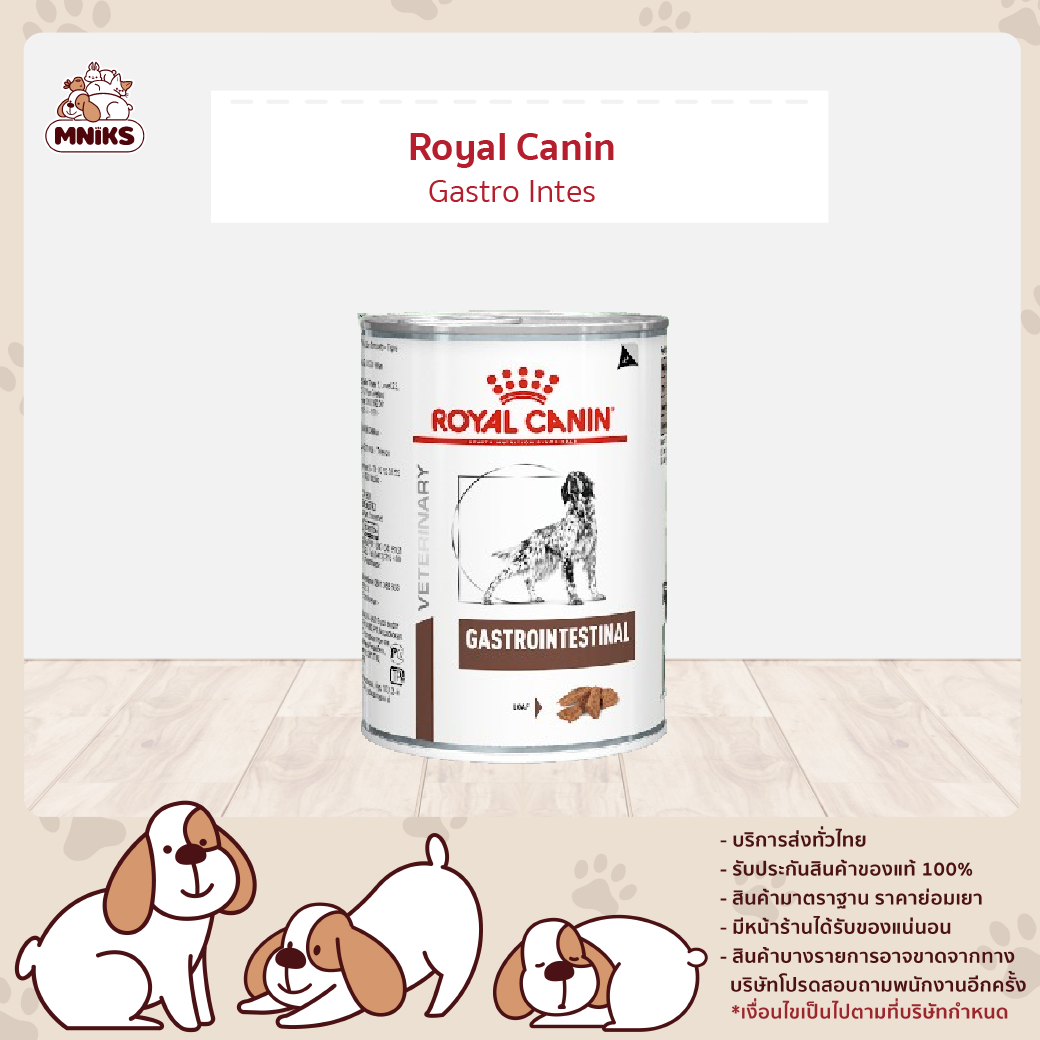 Royal canin  Vet DOG CAN GASTRO INTES 400 (1 ถาด)