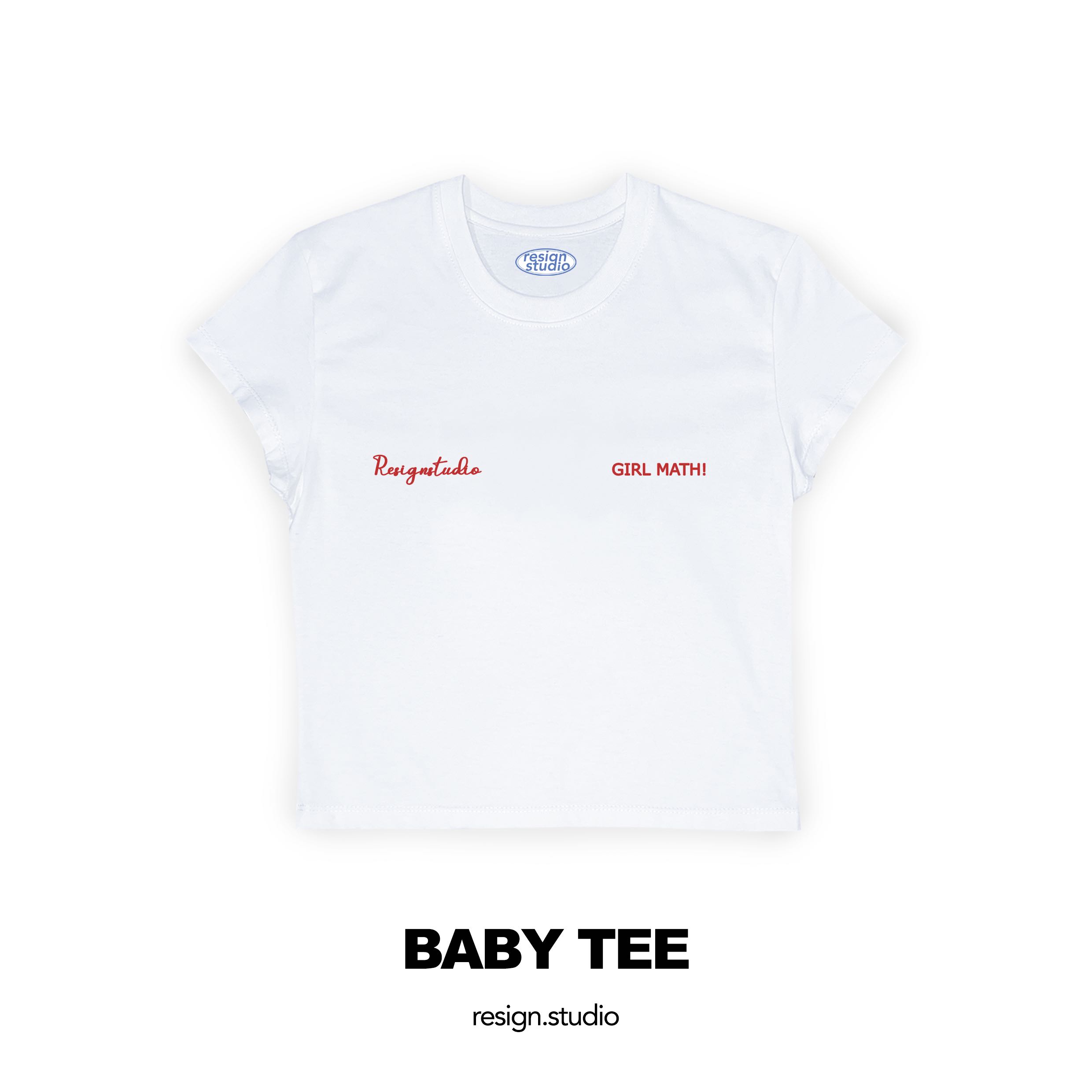 Girl math - babytee