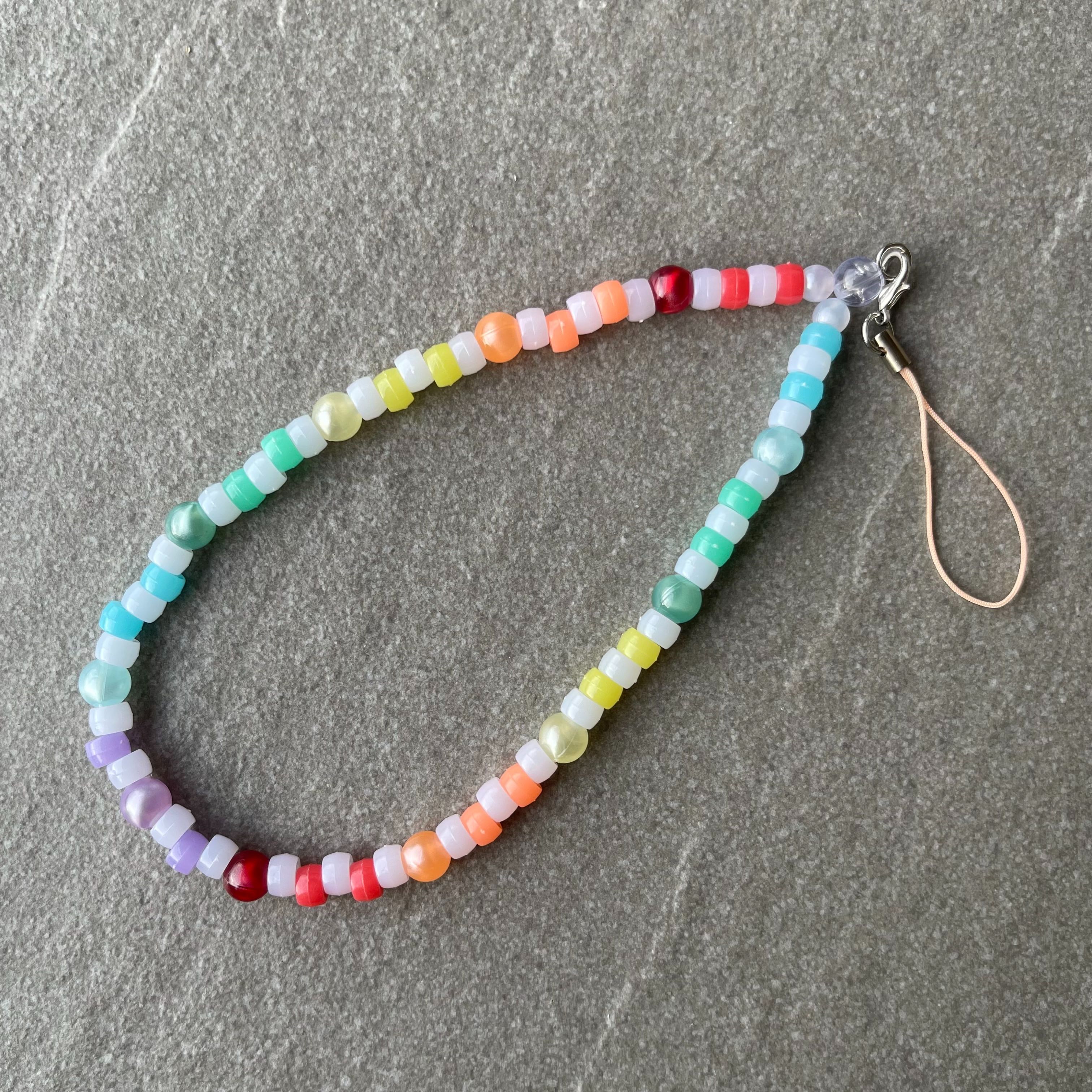 ☻︎ พร้อมส่ง ☻︎ (Ready to ship!)  RAINBOW Phone Strap