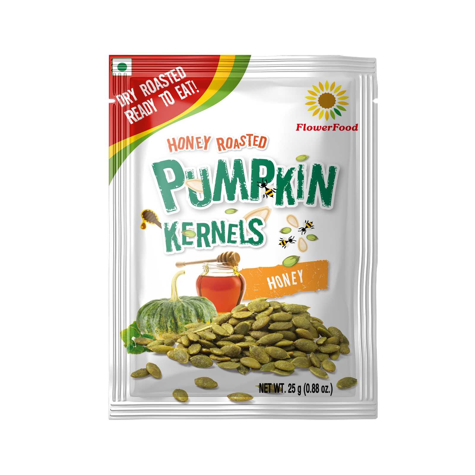 เมล็ดฟักทองอบน้ำผึ้ง 25 กรัม 1 แพ็ค 5 ซอง