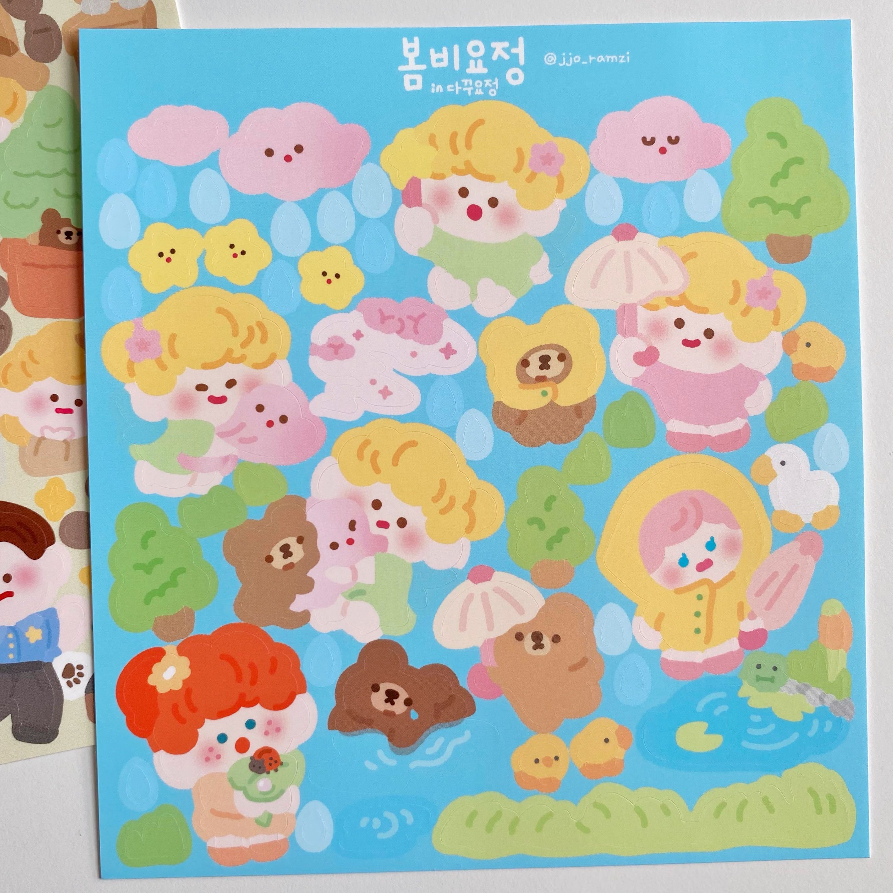 Jjo big sticker (4 types)